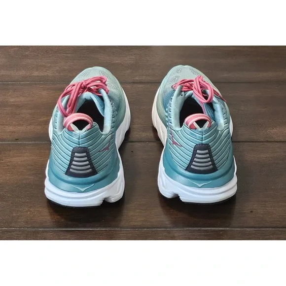 Hoka One One Bondi 6 Sneakers Women's Size 8.5 Blue/Green Comfort Shoes Running - Picture 6 of 8